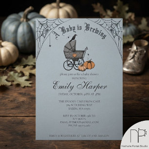 Invitation Texte éditable Fête de bébé : Un bébé est en route
