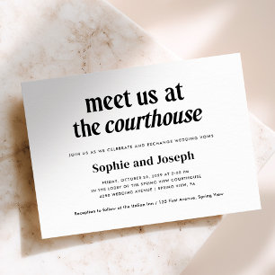 Invitation Texte Moderne   Mariage à la Mairie