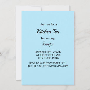 Invitation Texte modifiable avec aquarelle colorée ajoutez vo