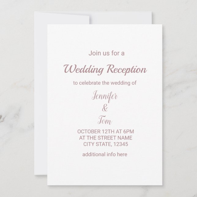 Invitation Texte modifiable de couleur aquarelle ajoutez votr (Devant)