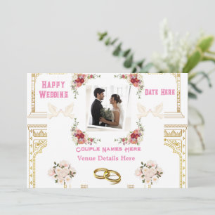 Invitation Texte Personnalisé Mariage Mariage de mariage Invi