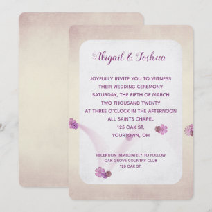 Invitation texture de baiser abstrait mariage