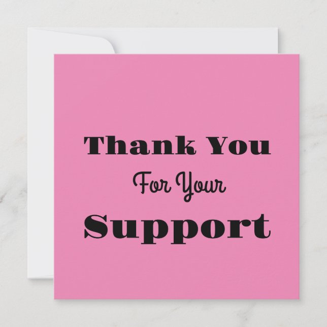 Invitation Thank You For Your Support (Devant)