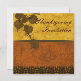 Invitation Thanksgiving personnalisée