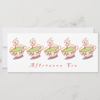 Invitation Thé 4 x 9,25 po après-midi