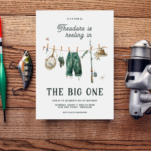 Invitation The Big One | 1er anniversaire de pêche (Créateur téléchargé)