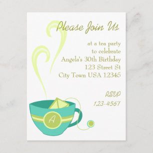 Invitation Thé chaud
