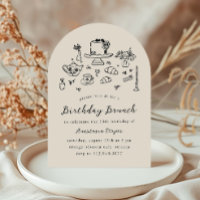 Thé dansant de fête d'anniversaire fantaisiste des