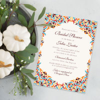 Thé dansant de mariage Mandala Floral Fantaisiste