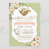 Thé de l'après-midi Luxe Monnaie Bleue Baby shower