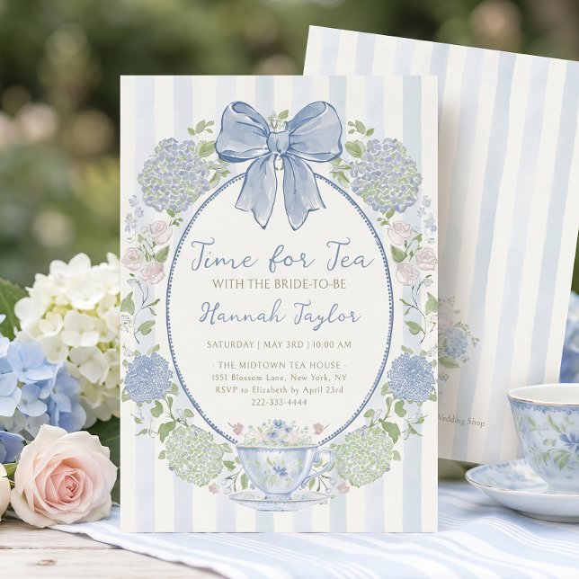 Invitation Thé de mariage floral Thé de mariage (Créateur téléchargé)
