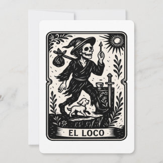 Invitation The Fool Tarot Card Art Print