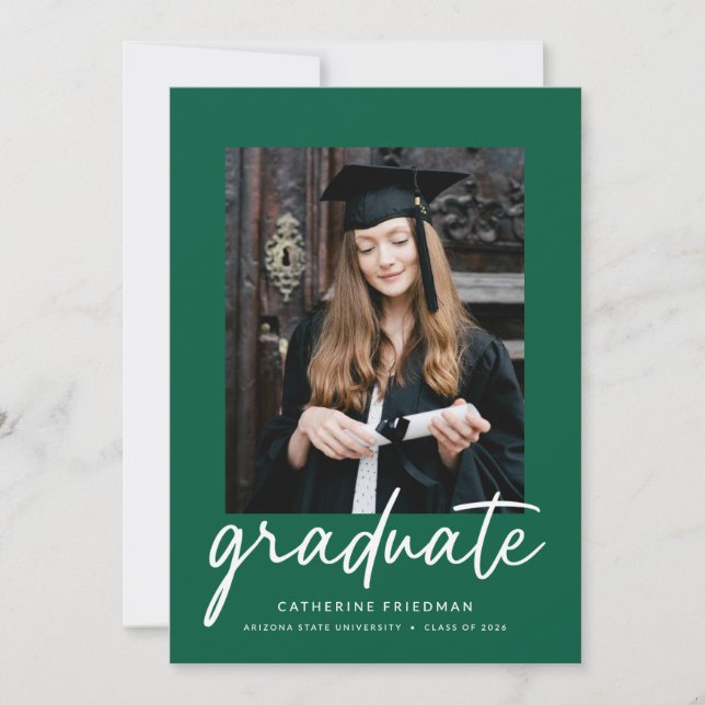 Invitation The Graduate Announcement (Devant)