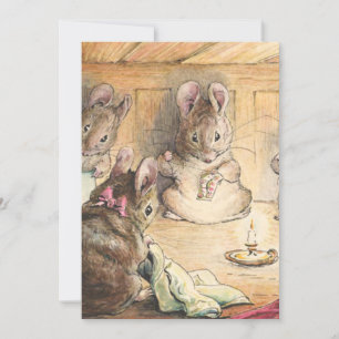 Invitation The Mice Sewing Coats By Beatrix