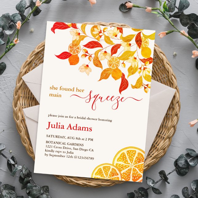Invitation Thé Party Automne Lemondré Mariage (Créateur téléchargé)
