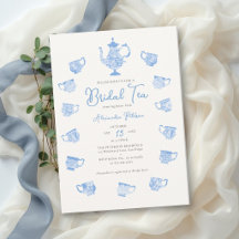 Thé Party Quelque Chose de Bleu Chinoiserie Baby S