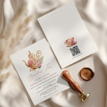 Théière Florale Rose Émouvant Mariage Thé