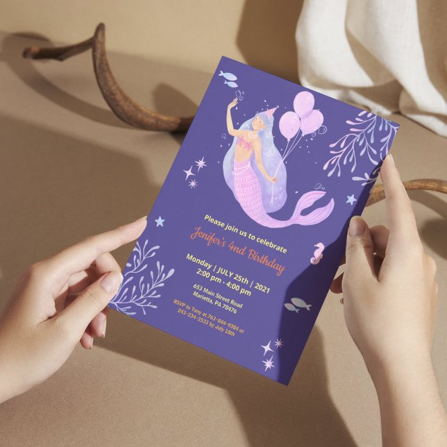 Invitation Thème ange élégant Anniversaire  (Créateur téléchargé)