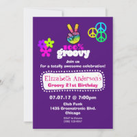 Thème Anniversaire Hippie Groovy Fête