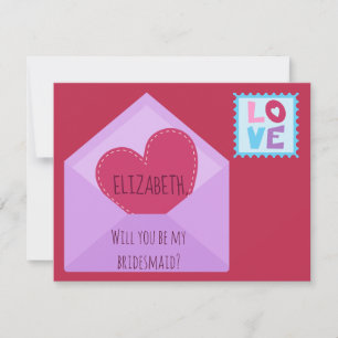 Invitation Thème Coeur mignon Proposition de la servante
