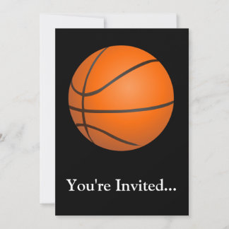 Invitation Thème de basket-ball