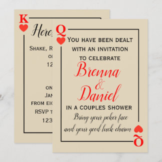 Invitation Thème de casino