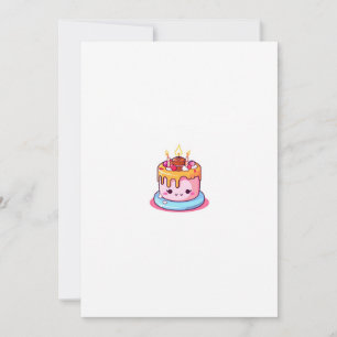 Invitation Thème de gâteau, conception de gâteau, gâteau mign