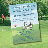 Thème de golf Dernier Swing personnalisé Bachelor