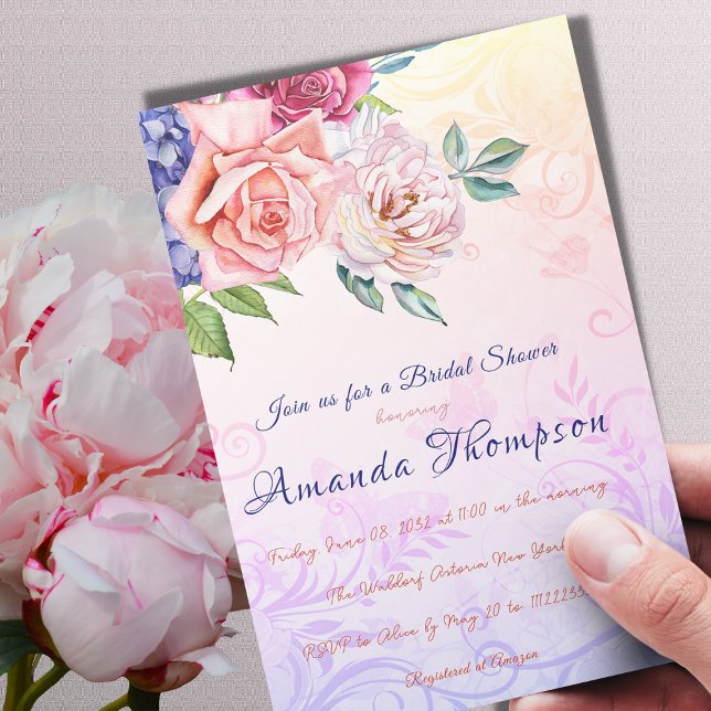 Invitation Thème de la haute société pour un thé de mariage e (Créateur téléchargé)