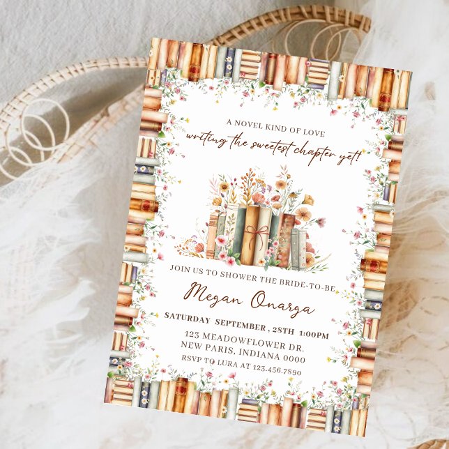 Invitation Thème de livre pour une nouvelle sorte d'amour pou (Créateur téléchargé)