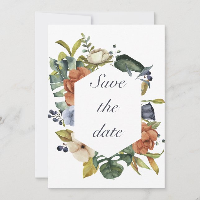 Invitation Thème de récolte d'automne (Devant)