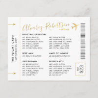 Invitation Thème de voyage de l'entourage des spon