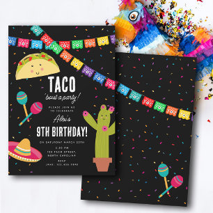 Invitation Thème mexicain Fiesta - Taco Bout une fête Anniver