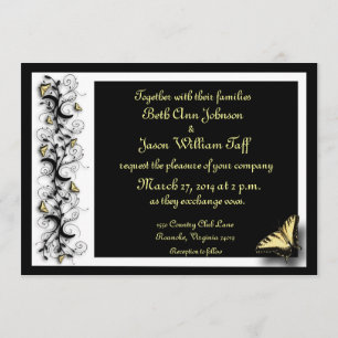 Invitation Thème Papillon