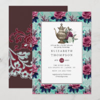 Thème rétro shabby-chic pour une garden-party de m