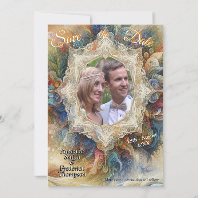 Invitation Thèmes de l'Imaginaire spirituel intemporel métaph (Devant)