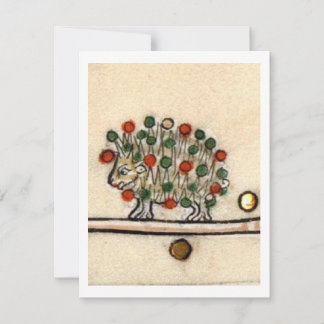 Invitation Thief médiéval de Hérisson