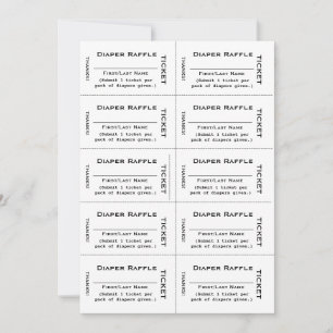 Invitation Tickets de rousseur de couches Typographie ordinai