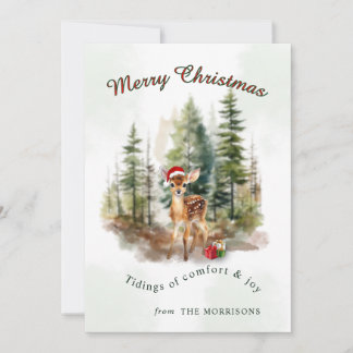 Invitation Tidings of Joy Christmas Greeting Card