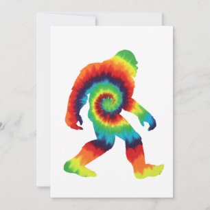 Invitation Tie Dye Bigfoot