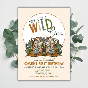 Invitation Tigers Wild One premier anniversaire