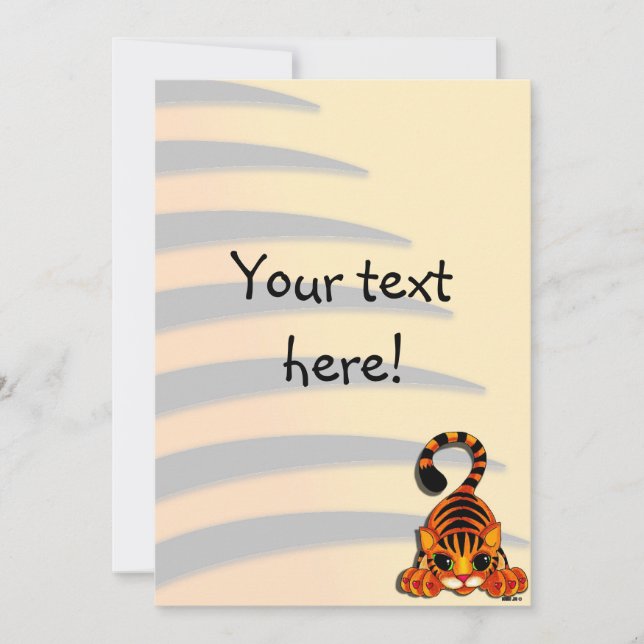 Invitation - Tiggy the Tiger (Devant)