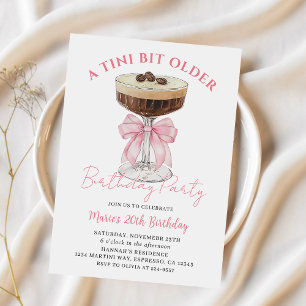 Invitation Tini Bit Ancien Chic Espresso Martini