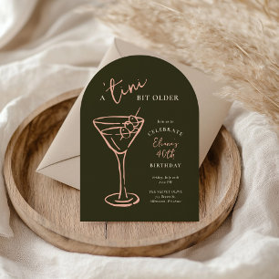 Invitation Tini Bit Anniversaire 40e fête d'anniversaire