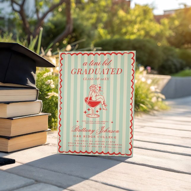 Invitation Tini Bit Gradué Western Cowgirl Graduation (Créateur téléchargé)