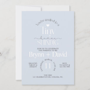 Invitation TINY Baby shower humain, Baby shower, Moderne, Inv