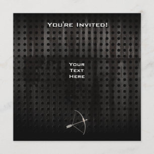 Invitation Tir à l'arc frais