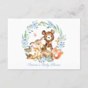 Invitation Tirage de couche bébé shower bébé avec verdure de 