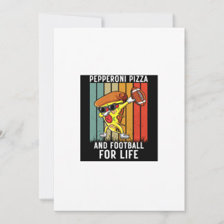 Invitation Titre : Illustration du football américain Vintage