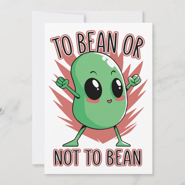 Invitation To bean or not to bean (Devant)
